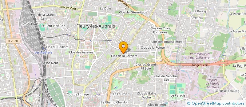 localisation de l'entreprise MONSIEUR ALEXIS NAVARIAN  ORLEANS