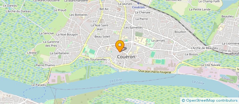 localisation de l'entreprise MONSIEUR ALEXIS NAVAUD à COUERON