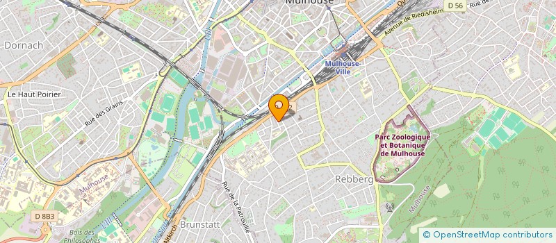 localisation de l'entreprise MONSIEUR ALEXIS NGAMBI  MULHOUSE