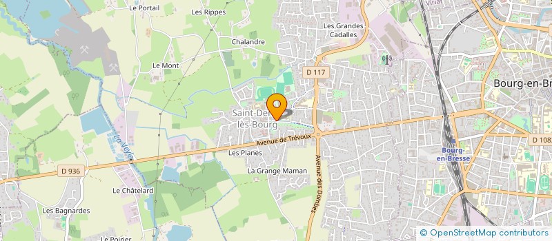 localisation de l'entreprise MONSIEUR ALEXIS NIOBE  SAINT-DENIS-LES-BOURG