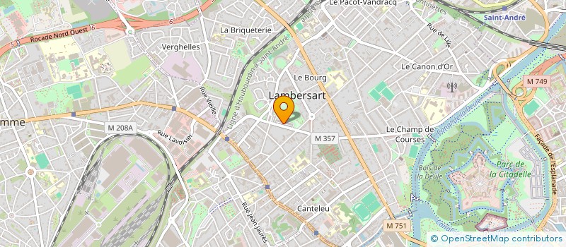 localisation de l'entreprise MONSIEUR ALEXIS NIVELLE à LAMBERSART