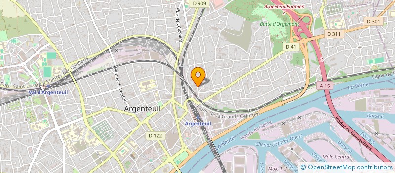 localisation de l'entreprise MONSIEUR ALEXIS NOEL  ARGENTEUIL