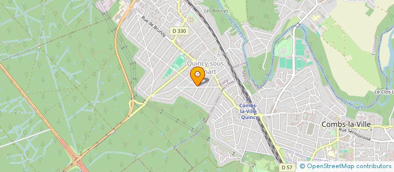 localisation de l'entreprise MONSIEUR ALEXIS-NOEL SANTOS  QUINCY-SOUS-SENART