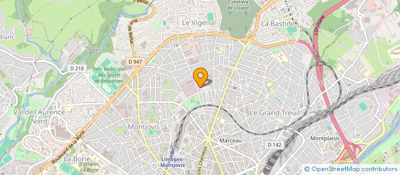 localisation de l'entreprise MONSIEUR ALEXIS NOMINE à LIMOGES