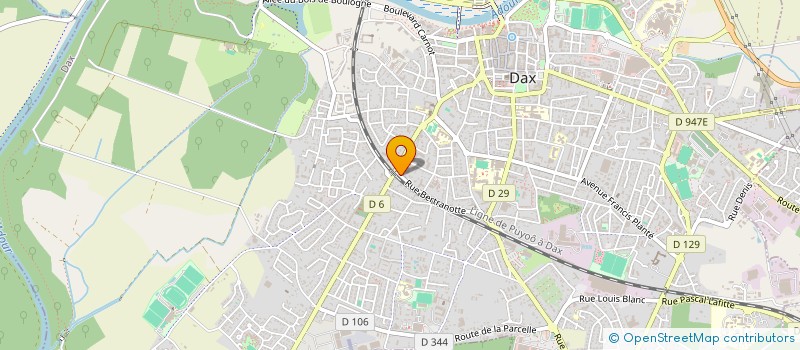 localisation de l'entreprise MONSIEUR ALEXIS NORANNE  DAX