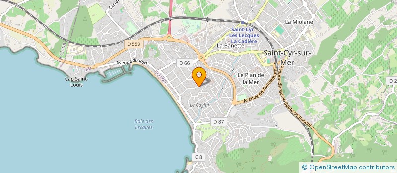 localisation de l'entreprise MONSIEUR ALEXIS OLIVE à SAINT-CYR-SUR-MER