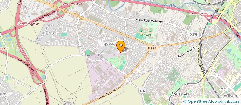 localisation de l'entreprise MONSIEUR ALEXIS OULMANN  FISMES