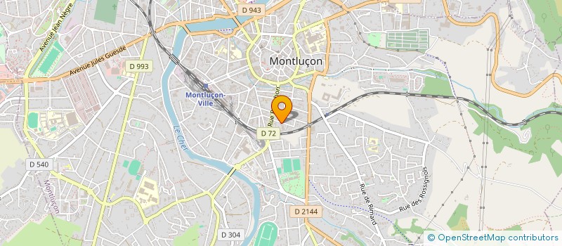 localisation de l'entreprise MONSIEUR ALEXIS OZON à MONTLUCON
