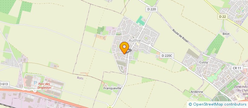 localisation de l'entreprise MONSIEUR ALEXIS PADOVANI  AUTHIE