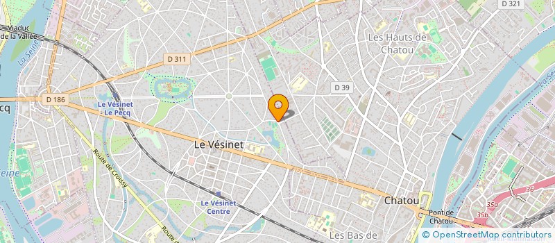 localisation de l'entreprise MONSIEUR ALEXIS PAGNOUX à LE VESINET