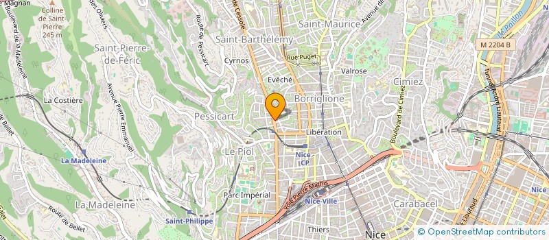localisation de l'entreprise MONSIEUR ALEXIS PAILLER à NICE
