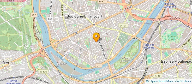 localisation de l'entreprise MONSIEUR ALEXIS PANDELLE à BOULOGNE-BILLANCOURT