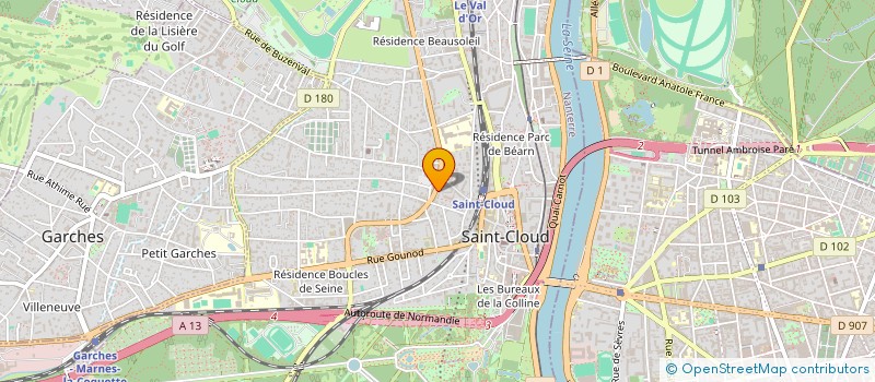 localisation de l'entreprise MONSIEUR ALEXIS PAOLI à SAINT-CLOUD