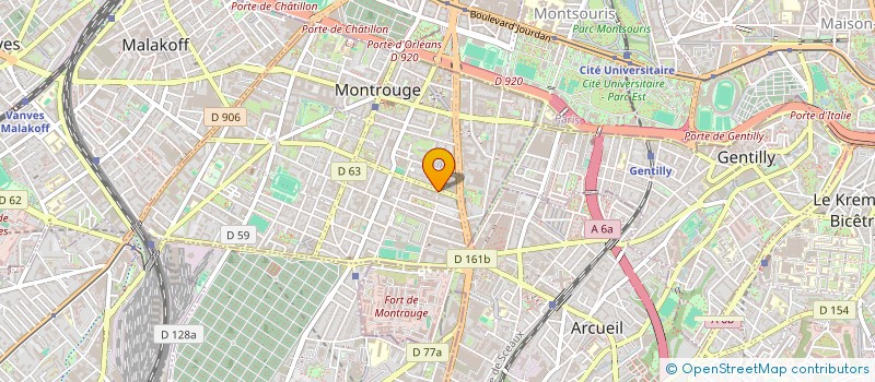 localisation de l'entreprise MONSIEUR ALEXIS PAOLI à MONTROUGE