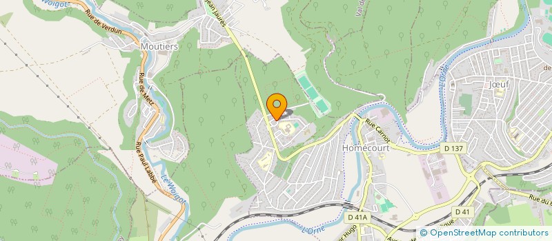 localisation de l'entreprise MONSIEUR ALEXIS PAOLILLO  HOMECOURT