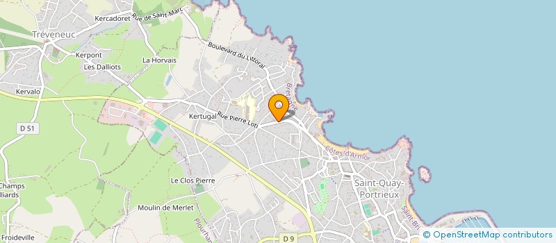 localisation de l'entreprise MONSIEUR ALEXIS PARCHANTOUR  SAINT-QUAY-PORTRIEUX
