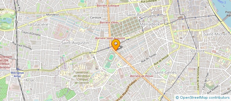 localisation de l'entreprise MONSIEUR ALEXIS PARISELLE  BORDEAUX