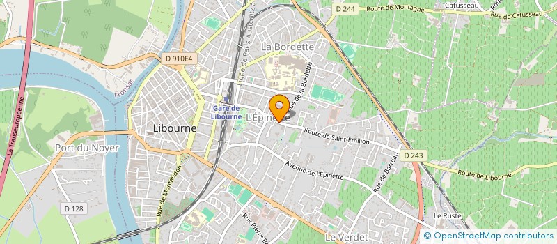 localisation de l'entreprise MONSIEUR ALEXIS PARSAT à LIBOURNE