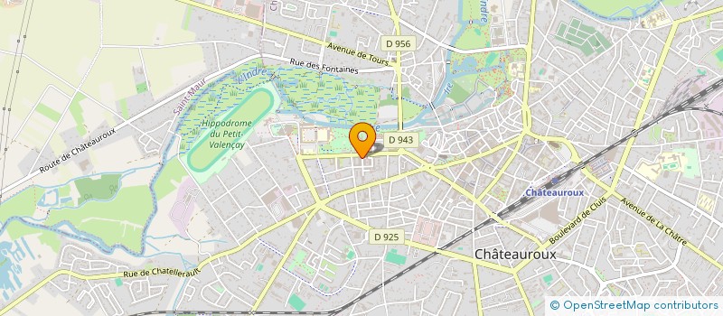 localisation de l'entreprise MONSIEUR ALEXIS PAYET à CHATEAUROUX