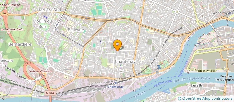 localisation de l'entreprise MONSIEUR ALEXIS PELLERIN  NANTES