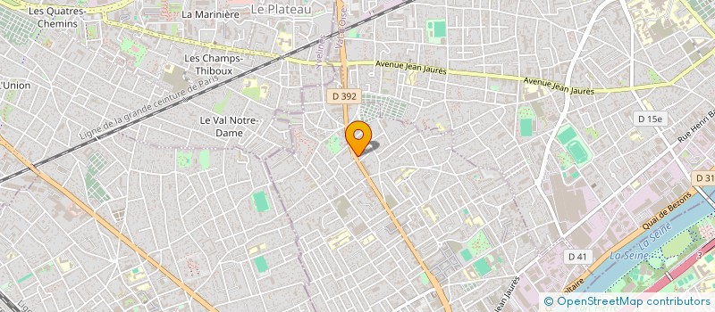 localisation de l'entreprise MONSIEUR ALEXIS PELLETIER  BEZONS