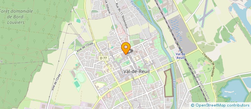 localisation de l'entreprise MONSIEUR ALEXIS PELTIER  LOUVIERS