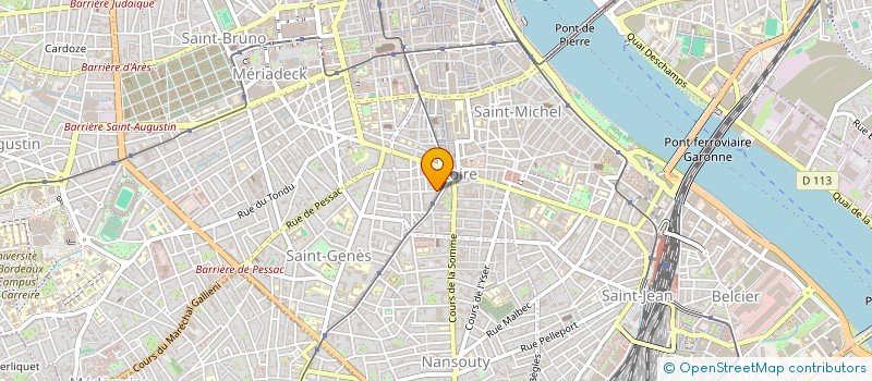 localisation de l'entreprise MONSIEUR ALEXIS PENE  BORDEAUX