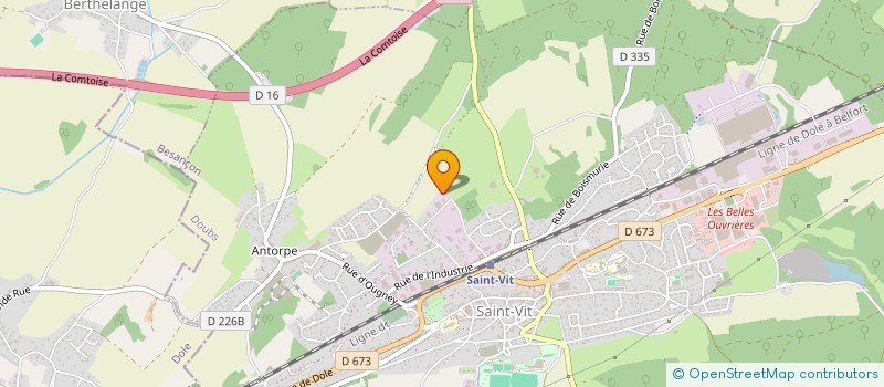 localisation de l'entreprise MONSIEUR ALEXIS PEQUIGNOT  SAINT-VIT