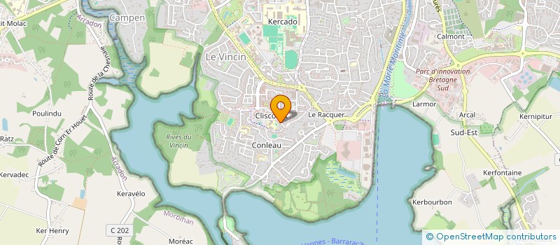 localisation de l'entreprise MONSIEUR ALEXIS PERCELAY à VANNES