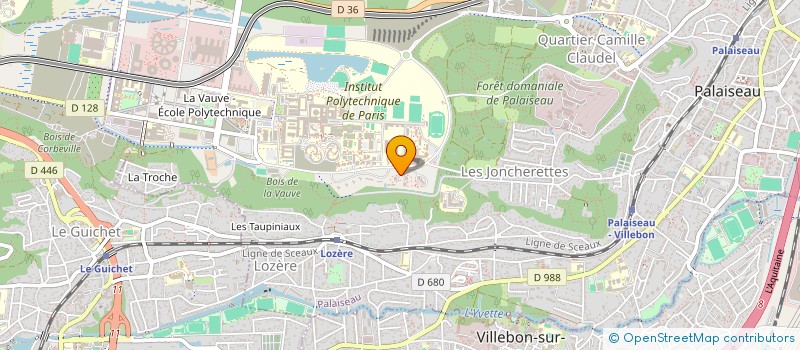 localisation de l'entreprise MONSIEUR ALEXIS PERCELAY à PALAISEAU