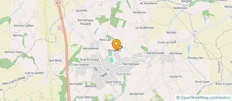 localisation de l'entreprise MONSIEUR ALEXIS PERCHAIS  PLEHEDEL