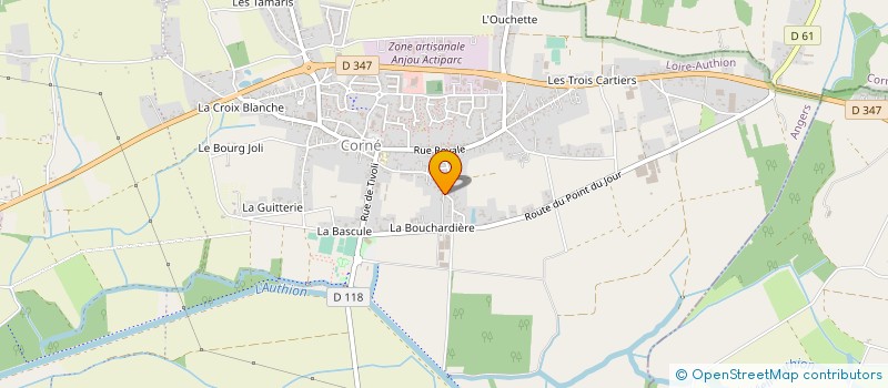 localisation de l'entreprise MONSIEUR ALEXIS PERDRIAU à LOIRE-AUTHION