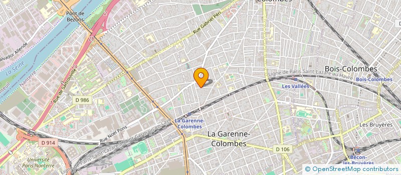 localisation de l'entreprise MONSIEUR ALEXIS PERNODET  COLOMBES