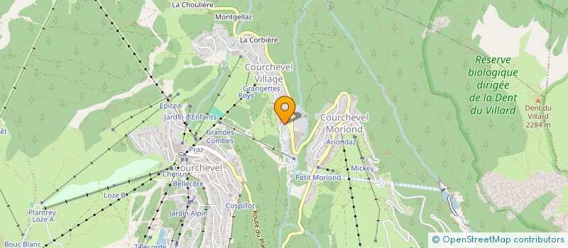 localisation de l'entreprise MONSIEUR ALEXIS PERRIER à COURCHEVEL