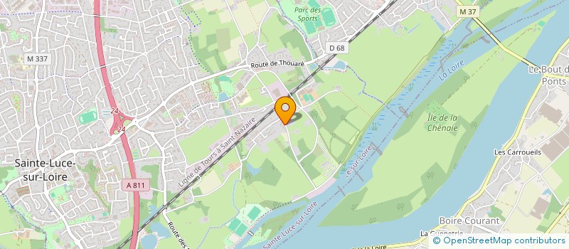 localisation de l'entreprise MONSIEUR ALEXIS PERRIN  SAINTE-LUCE-SUR-LOIRE