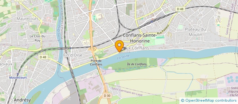 localisation de l'entreprise MONSIEUR ALEXIS PERRON à CONFLANS-SAINTE-HONORINE