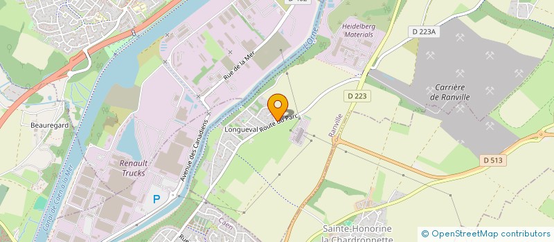 localisation de l'entreprise MONSIEUR ALEXIS PESTEL  RANVILLE