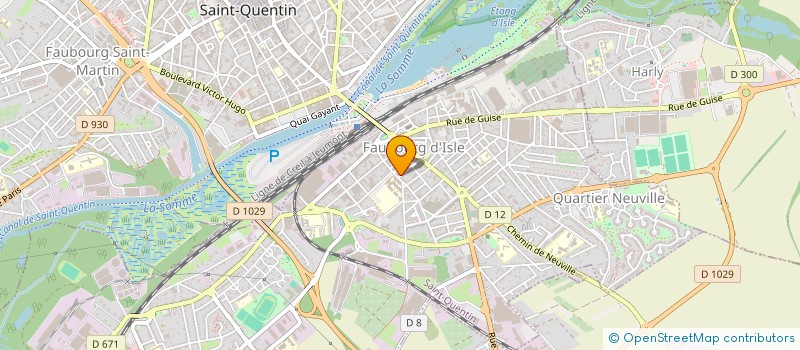 localisation de l'entreprise MONSIEUR ALEXIS PETER à SAINT-QUENTIN