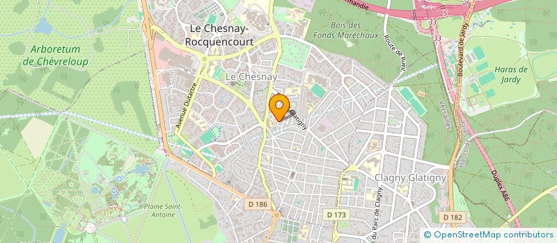 localisation de l'entreprise MONSIEUR ALEXIS PETIT  LE CHESNAY-ROCQUENCOURT