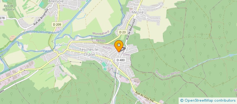 localisation de l'entreprise MONSIEUR ALEXIS PHILIPPE  FESCHES-LE-CHATEL