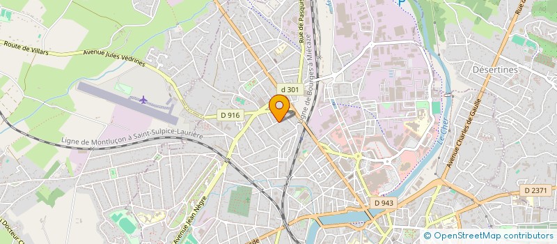 localisation de l'entreprise MONSIEUR ALEXIS PHILIPPE  MONTLUCON