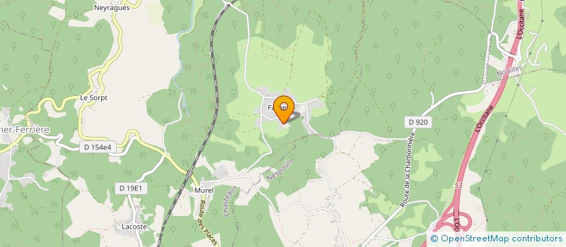 localisation de l'entreprise MONSIEUR ALEXIS-PIERRE POUCH  CHASTEAUX