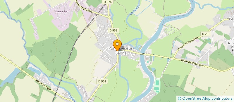 localisation de l'entreprise MONSIEUR ALEXIS PIGE  PONTAILLER-SUR-SAONE