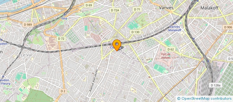 localisation de l'entreprise MONSIEUR ALEXIS PILLOT  CLAMART