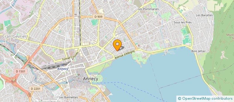 localisation de l'entreprise MONSIEUR ALEXIS PINCON à ANNECY