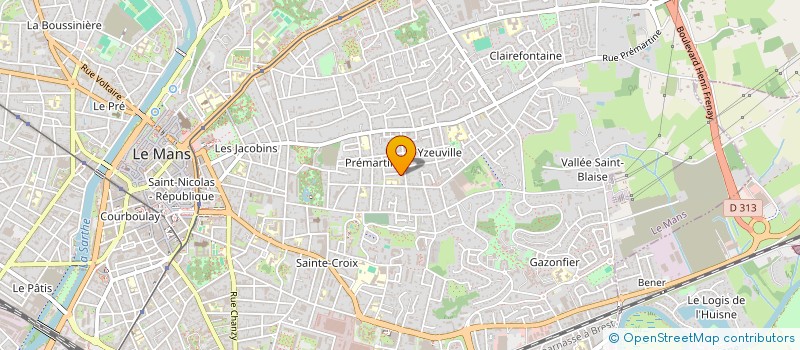 localisation de l'entreprise MONSIEUR ALEXIS PINET à LE MANS
