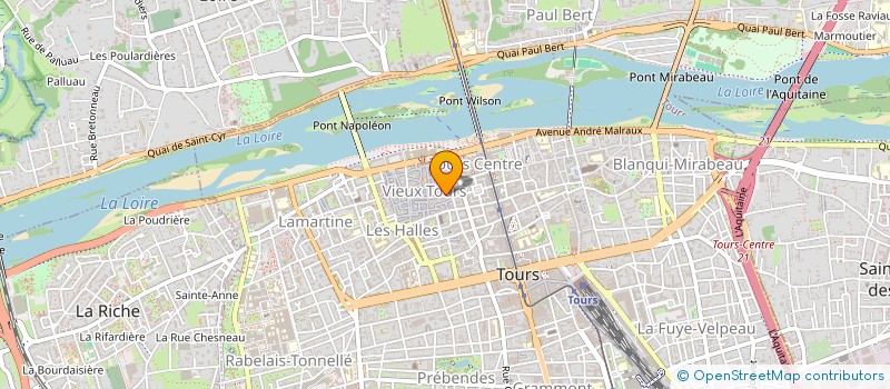 localisation de l'entreprise MONSIEUR ALEXIS PINNEAU  TOURS