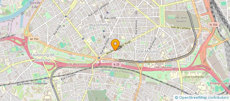 localisation de l'entreprise MONSIEUR ALEXIS PINON à LILLE