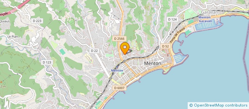 localisation de l'entreprise MONSIEUR ALEXIS PITOU  MENTON