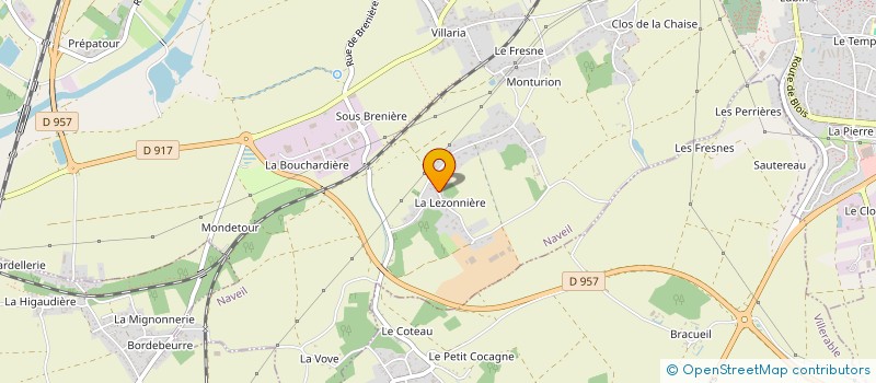 localisation de l'entreprise MONSIEUR ALEXIS POINTAL  NAVEIL